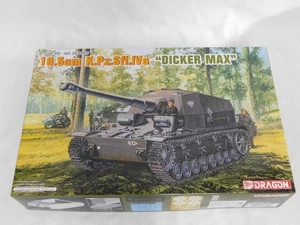 1/35 Dragon WWII German 10,5cm KpzSfl IV A Dicker Max Plastik Modellbausatz komplett - Bild 1 von 2
