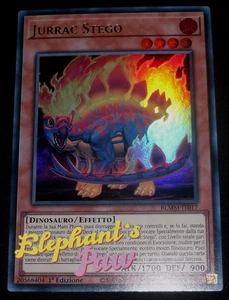 Yugioh - Jurrac Stego ULTRA RARA - BLMM-IT017 1° Edizione - Foto 1 di 1