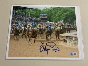 Barbaro 2006 Kentucky Derby Finish Foto 8" x 10" signiert Edgar Prado Beckett Echtheitszertifikat - Bild 1 von 6