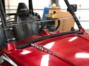 Double Ott Polaris RZR 570/800/ XP900(11-14) Half Windshield (Hard-Coat) - Picture 1 of 8