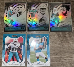 Tua Tagovailoa 2021 Lot Of 5 Cards Illusions Playoff Miami Dolphins Waddle - Picture 1 of 3
