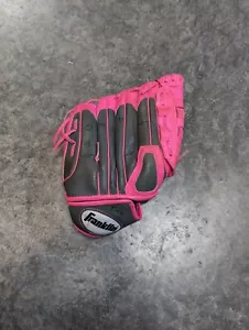 Franklin 22700 Girl's Pink & Gray RHT Baseball Glove Mitt Youth 10.5" - Picture 1 of 5