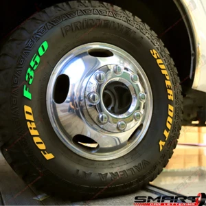Tire Car Stickers Fits For Ford Permanent Custom Text Decal Wheel Stickers Kit - Picture 1 of 18