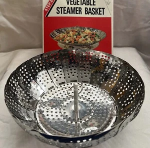 Stainless Steel Vegetable Expandable Mesh Cooking Basket - Picture 1 of 5