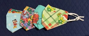 Adult size Pooh, Snoopy, Mickey & Minions Christmas/Winter face mask-set Of 4 - Picture 1 of 2