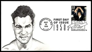 1999 FDC Rocky Marciano Celebrate the Century Hand Drawn BUDDY ROSE Cachet - Bild 1 von 2