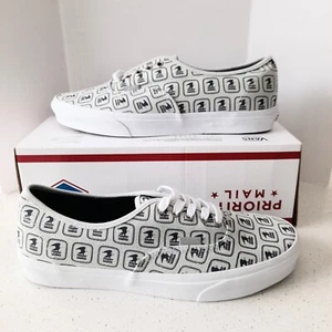 Vans x USPS Authentic Denim Gray Shoes Men Size 13 - Picture 1 of 14