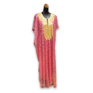 MOROCCAN EXPORTS - Women's Budget Friendly Gandouras with Lace - Picture 1 of 3