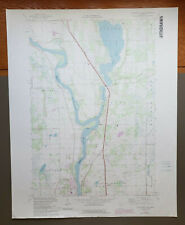 Little Rock Lake, Minnesota Original Vintage 1993 USGS Topo Map 27" x 22" 