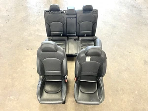 19-20 HYUNDAI ELANTRA GT FRONT & REAR SEATS SET BLACK LEATHER SEATS, OEM LOT3556 - Picture 1 of 9