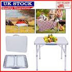 Aluminium Portable Height Adjustable Folding Table Camping Outdoor Picnic Party