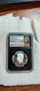 2014 S KENNEDY SILVER HIGH RELIEF NGC DPL SP69 ENHANCED FINISH EARLY RELEASES!  - Picture 1 of 4
