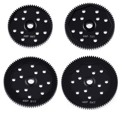 Hot Racing Associated DR10 B4 B5 T4 T5 87T Steel Spur Gear 48P 66T 72T 81T 84T - Image 1 of 3