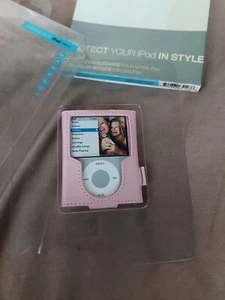 Custodia Belkin iPod Nano 3a generazione in pelle rosa, nuovissima vecchia stock - Foto 1 di 2