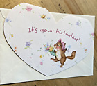 Vintage Little Squirrel Birthday Card/Envelope 6x4" Hallmark