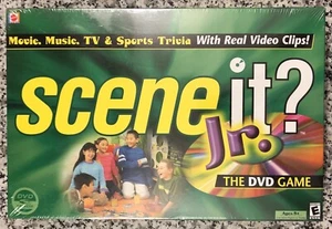 2004 Mattel Scene it Jr. The DVD Game, Movie, Music, Sports Trivia, NEW & Sealed - Picture 1 of 4