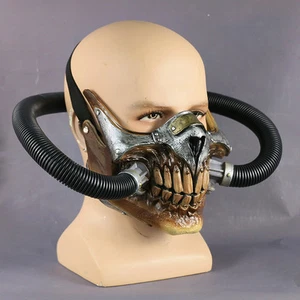 Immortal Joe Skull Face Masks Halloween Cosplay Half Face Gas Masks PVC Props - Picture 1 of 9