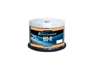 Optical Quantum 25GB 6X BD-R White Inkjet Printable 50 Packs Blu-ray Disc Model - Picture 1 of 1