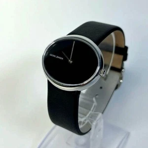 Georg Jensen # 423 Vivianna Oval Analog Watch Quartz Women Authentic Japan Used - Picture 1 of 24