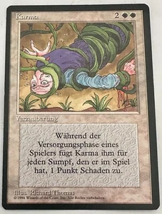 Revised Edition FBB German (Foreign Black Border)  Karma    Magic - Picture 1 of 1
