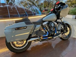 Custom Exhaust System For Harley Davidson TOURING BAGGER 2-1 Model - Picture 1 of 4