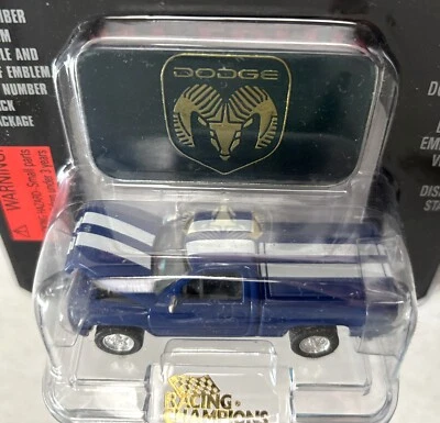 1996 DODGE RAM PICK UP TRUCK BLUE Racing Champions MINT EDITION  MINT in BOX MIP - Image 1 of 3