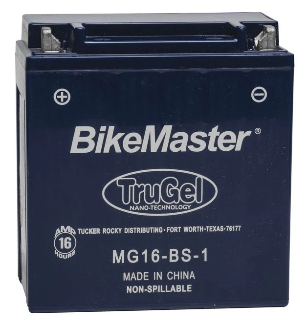 BikeMaster TruGel Battery #MG16-BS-1 fits Suzuki Foto 1 de 1