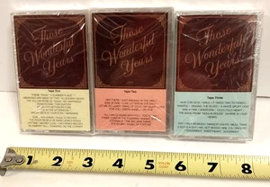 VTG Those Wonderful Years, 1990 / 1-3 Cassette Tapes / New! - Imagen 1 de 4