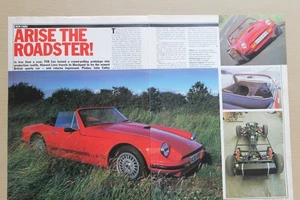 Original 1987 Autocar extracted driving report: TVR S convertible 2.8 - Foto 1 di 2