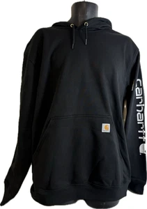 Carhartt TS0288-M Loose Fit Midweight Logo Sleeve Graphic Sweatshirt Black (New) - Bild 1 von 5