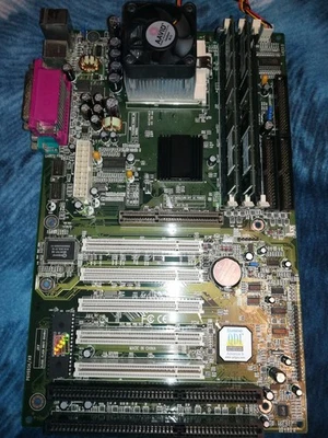 Mainboard  QDI Advance 9 socket 370 Intel Pentium 3 Agp PCI ISA Retro Vintage - Immagine 1 di 4