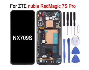 For ZTE nubia RedMagic 7S Pro AMOLED Display LCD Screen Touch Digitizer + Frame - Picture 1 of 5