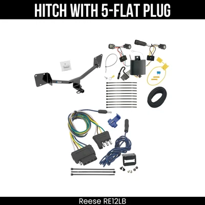Enganche de remolque Reese + cableado de 5 vías para receptor 16-19 Chevrolet Volt 77334 1-1/4" Foto 1 de 4