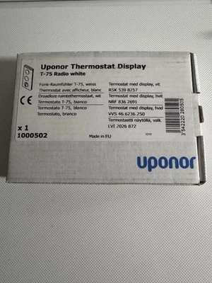 1Stk.Uponor, T-75, Raumthermostat, Raumregler, Raumfühler, Funk - Bild 1 von 2