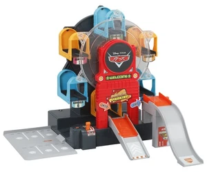Disney Pixar Cars Tomica Big Rotary Rust-eze Parking lot Toy Takara Tomy - Picture 1 of 4