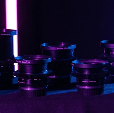 Leica R CineMod 7-Lens Set. EF Cinemod Duclos 19, 28, 35, 50, 60, 90, 135mm 80s - Image 1 of 4