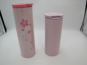 Starbucks Lot of 2 Tumblers Sakura Cherry Blossom, Tall 16oz, Purple Siren 12oz - Picture 1 of 12