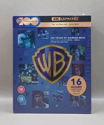 100 Years of Warner Bros. New Hollywood 5-Film Collection 4K UHD + Blu-ray - Image 1 of 4