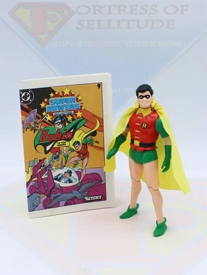 Boneco de ação Kenner DC Super Powers Robin vintage ~Capa original, quadrinhos ~ESTADO PERFEITO - Imagem 1 de 4