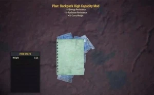 (Xbox) Backpack High Capacity Mod Plan - Picture 1 of 1