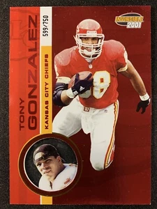 Tony González 2001 Pacific Invincible numerado en serie #/750 #113 - Imagen 1 de 1