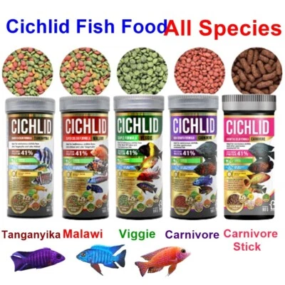 Fish Food CICHLID Boost Color & Growth Acceleration Formula Premium All Species - Image 1 of 4