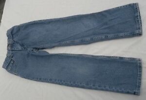Boys Lee Jeans 12 Slim Relaxed Straight Leg Adjustable Waist Blue Denim