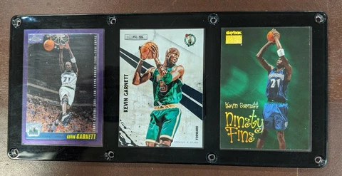 KEVIN GARNETT 3 CARD PLAQUE MINNESOTA TIMBERWOLVES BOSTON CELTICS KG Cover