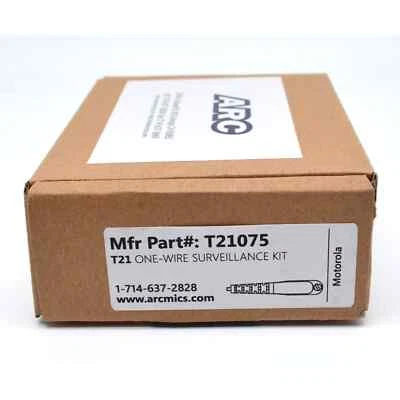 T21075 New OEM ARC Single Wire Lapel Earphone with In-Line MIC XPR6550 XPR7550 - Image 1 of 4