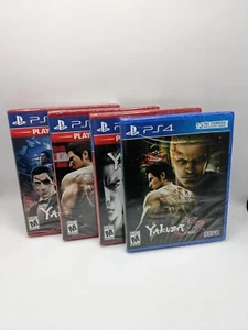 Yakuza PS4 4 Game Bundle Yakuza Kiwami 1 and 2, Yakuza 0 and Yakuza 6 Brand New - Afbeelding 1 van 6
