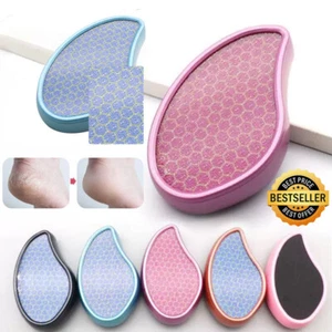 UK Nano Glass Foot File Nail Shiner Set Callus Rasp Heel Hard Dead Skin Removers - Picture 1 of 9