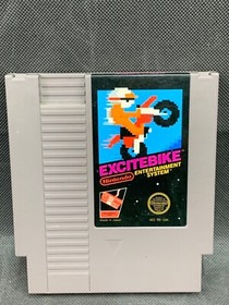 Excitebike - NES Cartridge Game TESTED