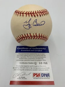 YOGI BERRA signed/autographed OFFICIAL AMERICAN LEAGUE ROA Baseball - PSA - Picture 1 of 9
