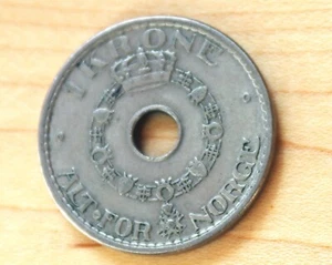 1950 Norway 1 Krone Haakon VII - Picture 1 of 2